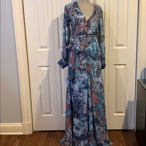 Meghan wrap maxi dress